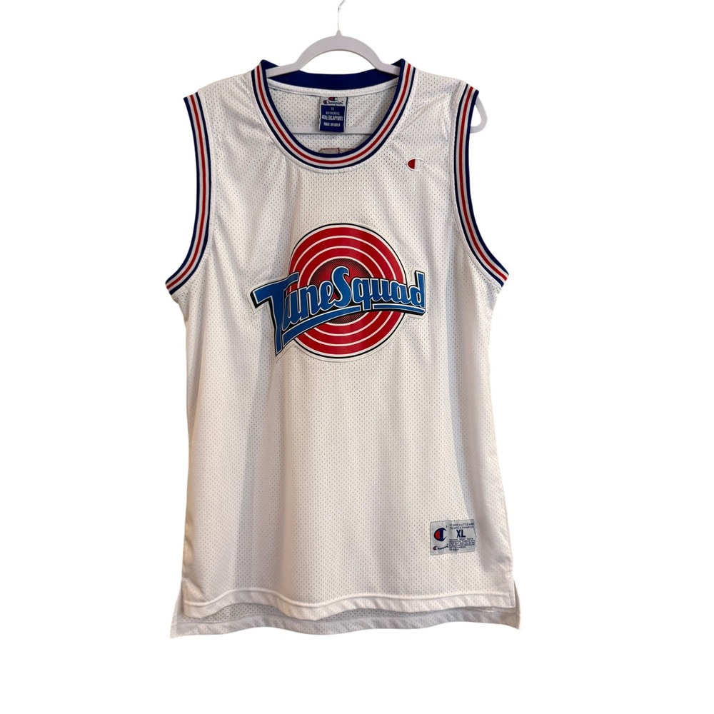Champion Vintage Tune Squad Michael Jordan Space Jam Jersey Men XL White 90s